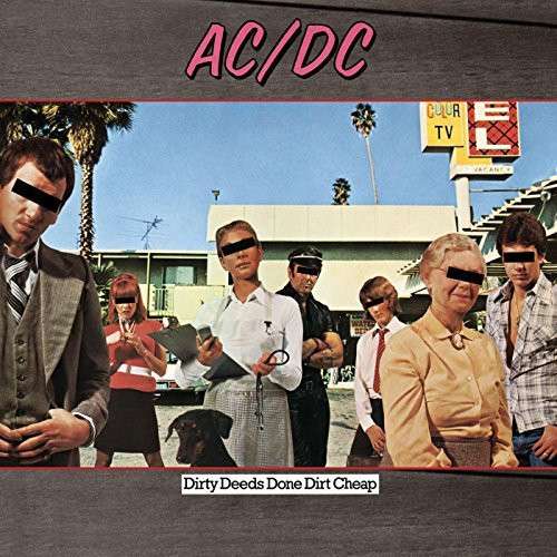 the album cover for AC/DC - Dirty Deeds Done Dirt Cheap [Remastered]