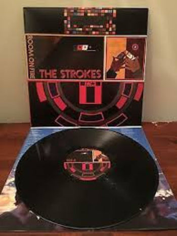 the album cover for The Strokes - Room on Fire [LP]