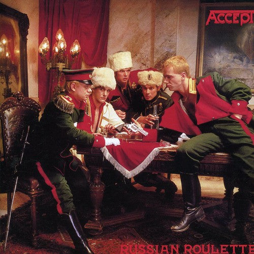 the album cover for Accept - Russian Roulette [Import]