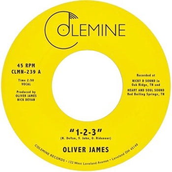 1-2-3 / Nothing Is Forever - James, Oliver