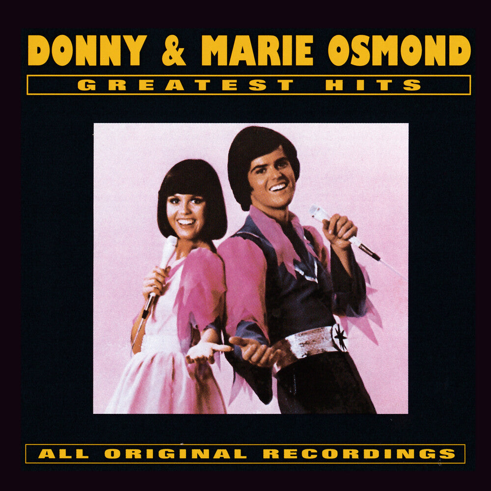 the album cover for Donny Osmond & Marie - Best of Donny & Marie Osmond