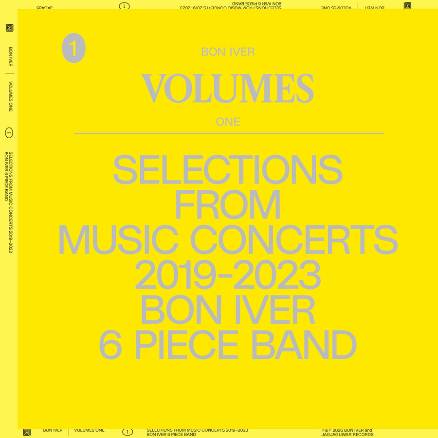 VOLUMES: ONE "SELECTIONS FROM MUSIC CONCERTS 2019- - Bon Iver 6 Piece Band
