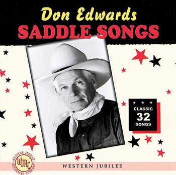the album cover for Don Edwards - Saddle Songs