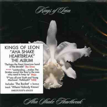 the album cover for Kings Of Leon - A-Ha Shake Heartbreak [Import]