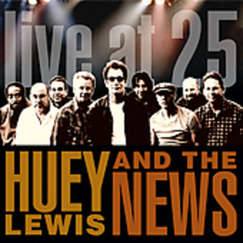 the album cover for Huey Lewis & The News - Live at 25