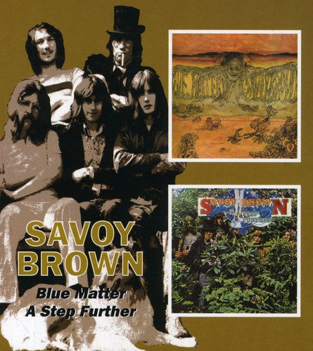 the album cover for Savoy Brown - Blue Matter/A Step Further [Import]