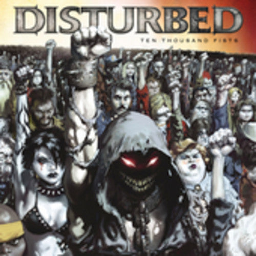 the album cover for Disturbed - Ten Thousand Fists
