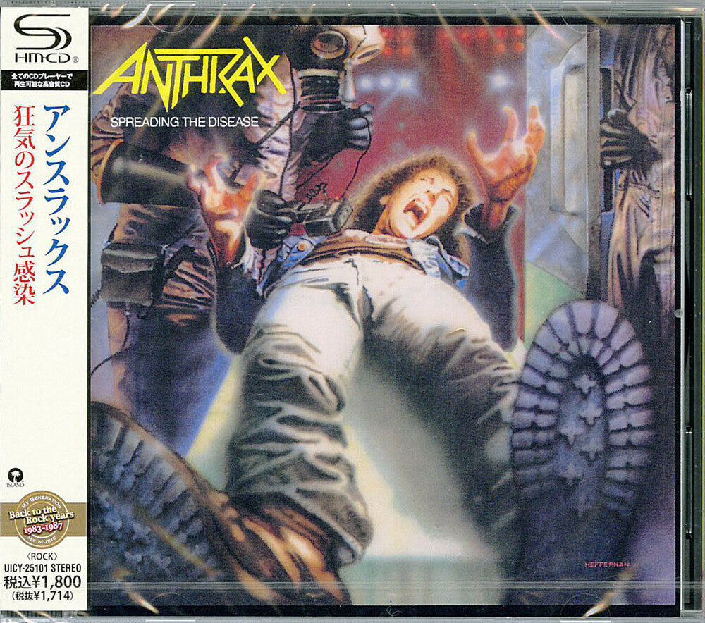 the album cover for Anthrax - Spreading The Disease (Shm-Cd) [Import]