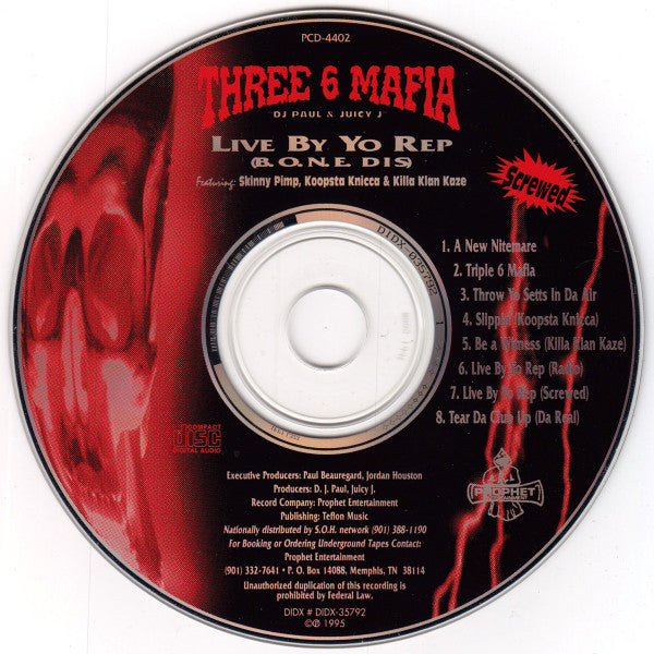 Live By Yo Rep - Three 6 Mafia
