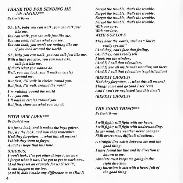 More Songs About Buildings And Food - Talking Heads