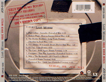 Lost Mixes: Rare Rock Mixes - Various