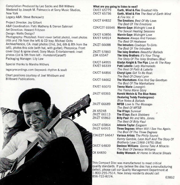 Lean On Me: Best of Bill Withers - Withers, Bill