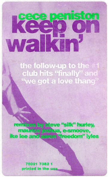 Keep On Walkin' - Peniston, Ce Ce