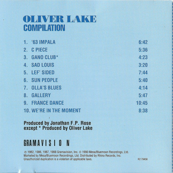 Compilation - Lake, Oliver