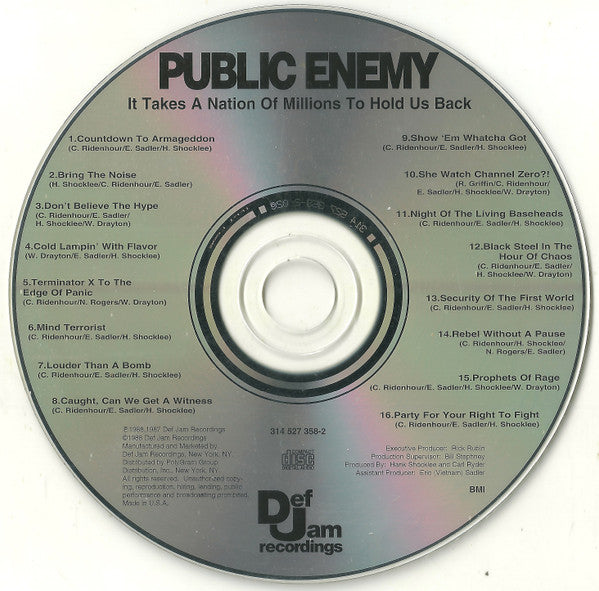 It Takes A Nation Of Millions To Hold Us Back - Public Enemy