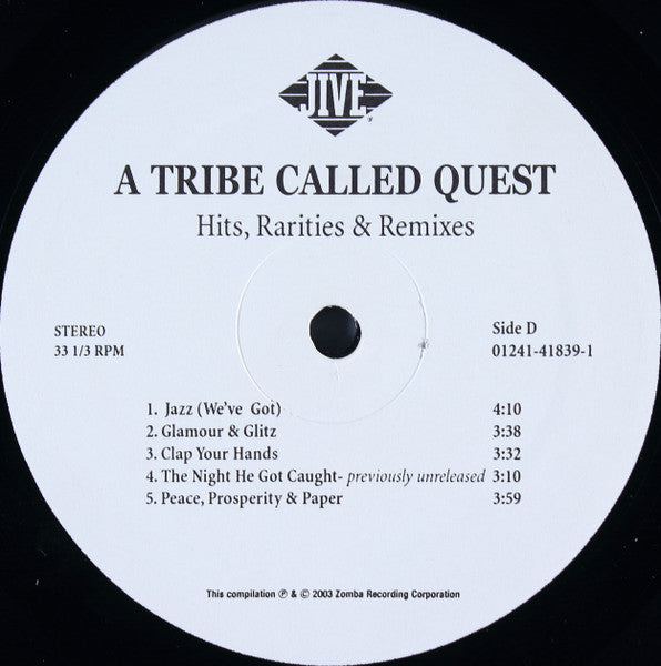 Hits Rarities & Remixes - A Tribe Called Quest