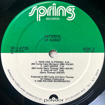 14 Karat - Fatback Band, The