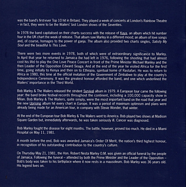 Legend (New Packaging) - Bob Marley & The Wailers [CD]