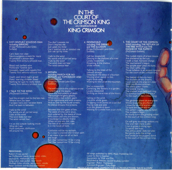 In The Court Of The Crimson King - King Crimson