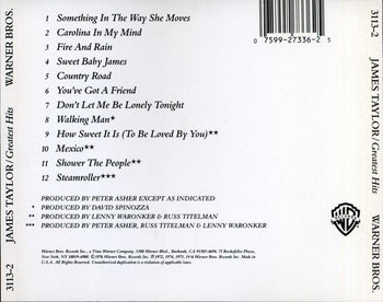 Greatest Hits - Taylor, James