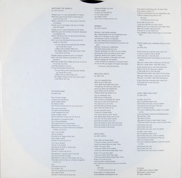 Double Fantasy - Lennon, John & Ono, Yoko
