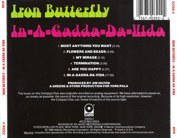 In-A-Gadda-Da-Vida - Iron Butterfly