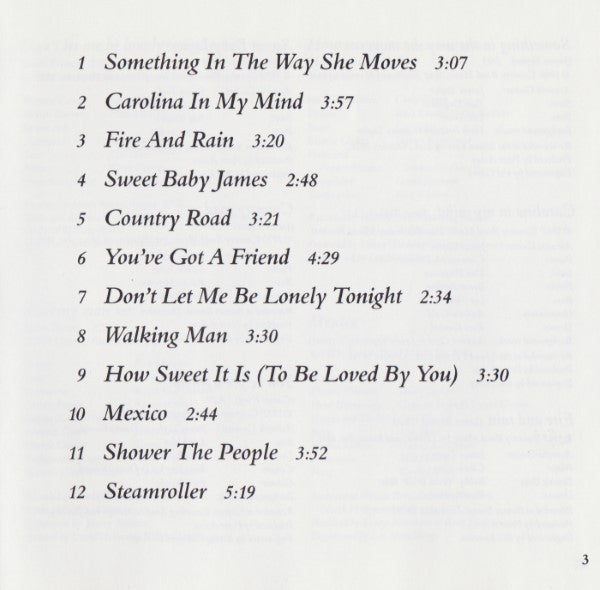 Greatest Hits - Taylor, James