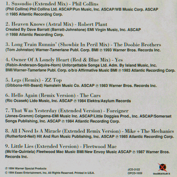 Lost Mixes: Rare Rock Mixes - Various