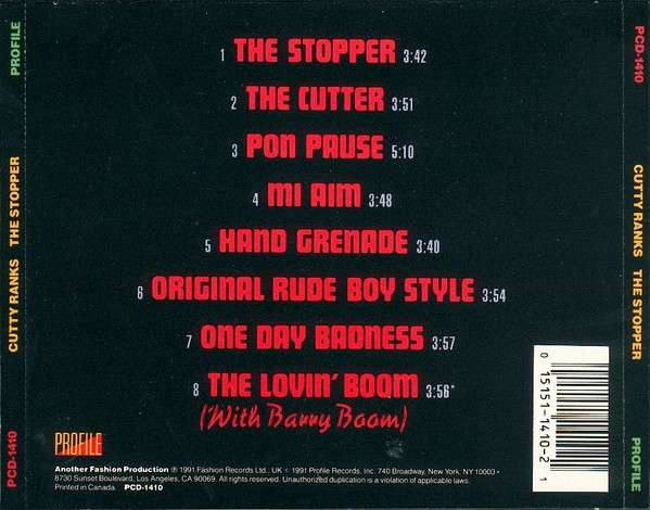 The Stopper - Cutty Ranks