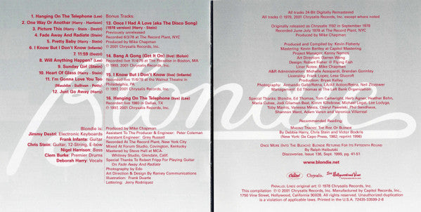 Parallel Lines - Blondie