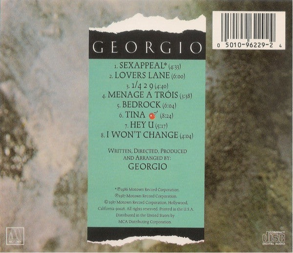 Sexappeal (Georgio's Greatest 12" Mixes) - Georgio