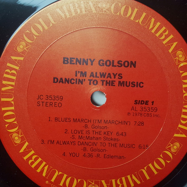 I'm Always Dancin' To The Music - Golson, Benny