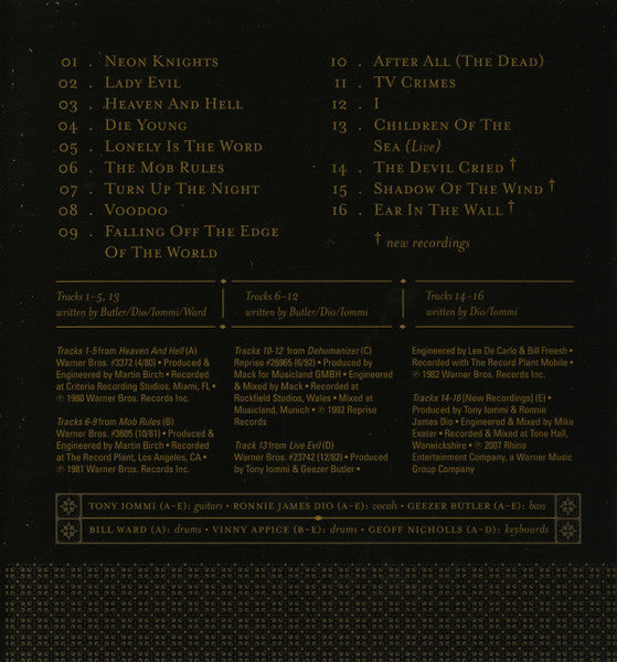 The Dio Years - Black Sabbath