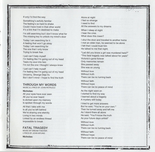 Scense From A Memory - Dream Theater