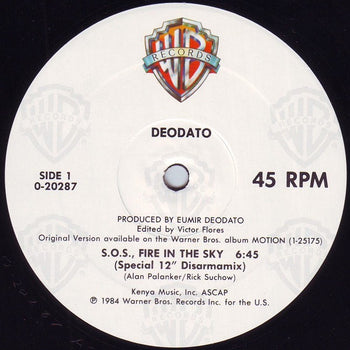 S.O.S. Fire In The Sky - Deodato