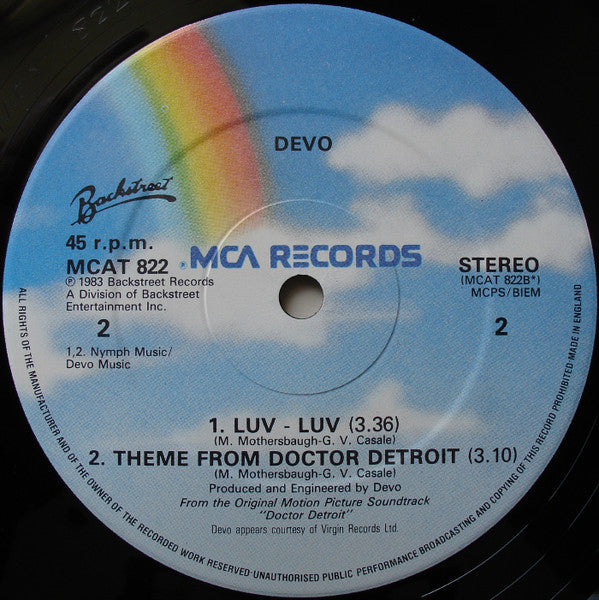 Theme From Doctor Detroit - Devo