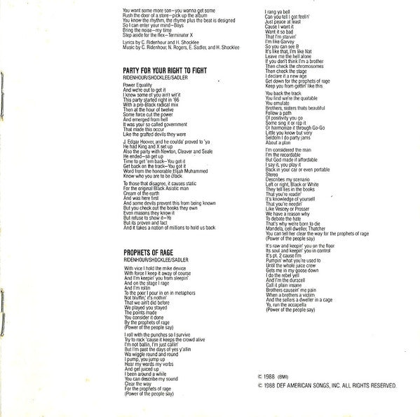 It Takes A Nation Of Millions To Hold Us Back - Public Enemy
