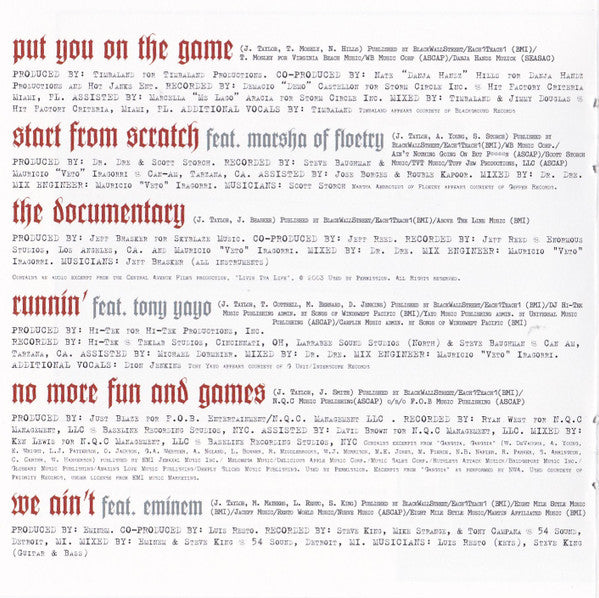 The Documentary - Game, The