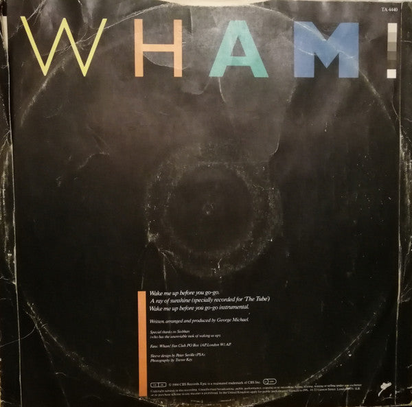 Wake Me Up Before You Go-go - Wham!