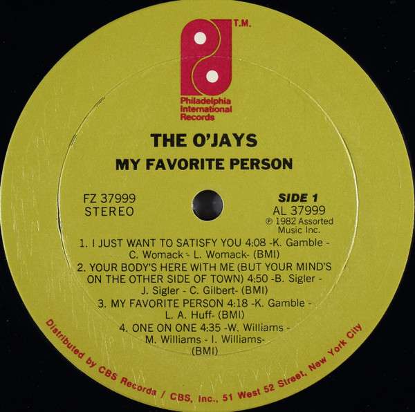 My Favorite Person - O'Jays