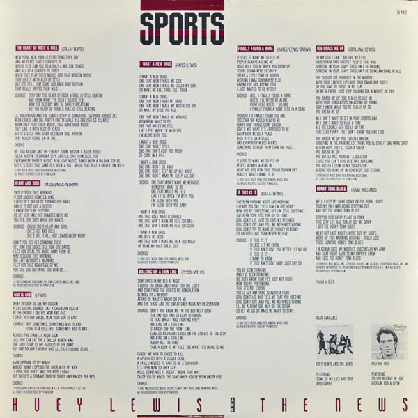 Sports - Lewis, Huey & The News