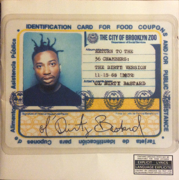 Return To The 36 Chambers - Ol' Dirty Bastard