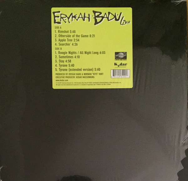 Live - Badu, Erykah