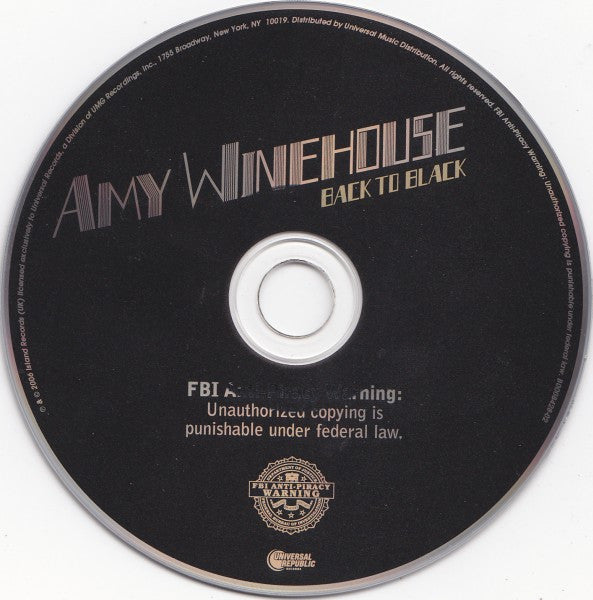 Back To Black - Winehouse, Amy