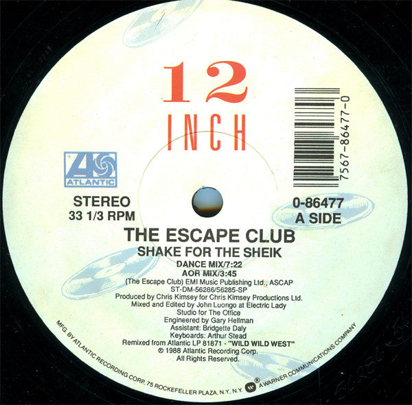 Shake For The Sheik - Escape Club