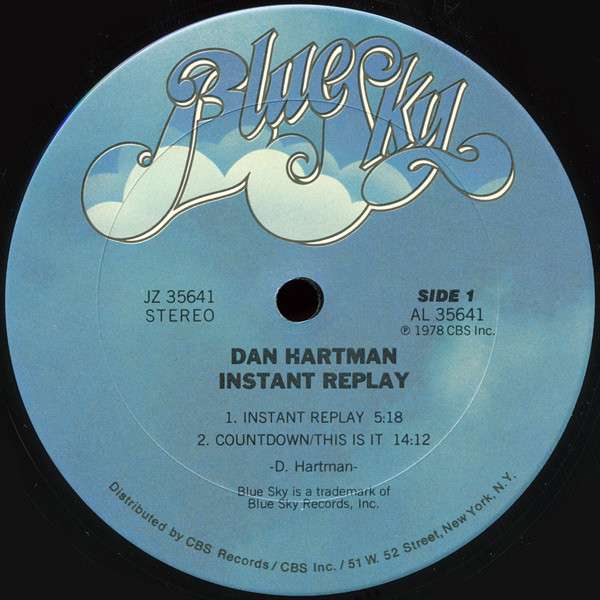 Instant Replay - Hartman, Dan