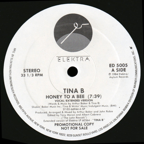 Honey To A Bee - Tina B