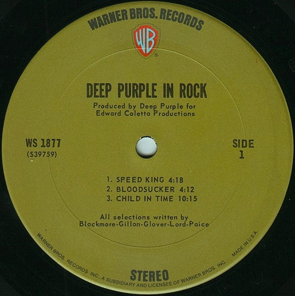Deep Purple In Rock - Deep Purple