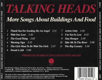 More Songs About Buildings And Food - Talking Heads