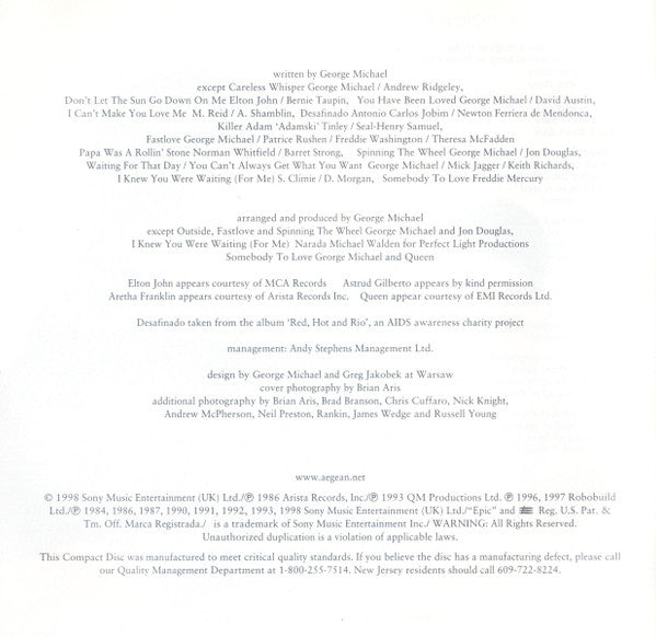 Ladies & Gentlemen: The Best Of George Michael - Michael, George